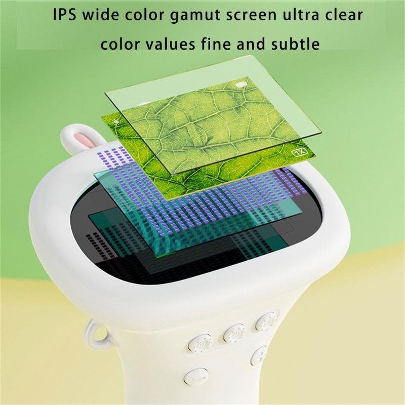 Optical Handheld Microscope for Kids Encouraging Scientific Exploration with LED Light Sources 50x-1000x Magnification