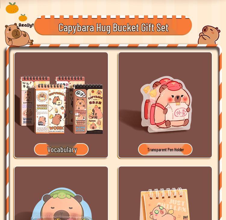 Capybara Stationery Gift Set: Student Reward & Souvenir Supplies
