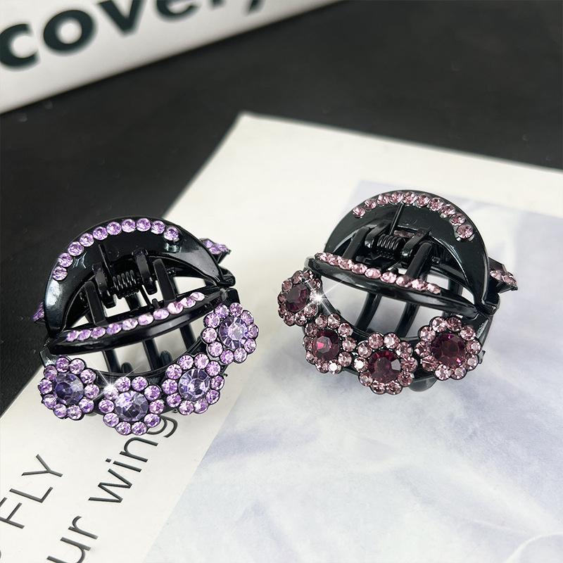 Vintage  Flower Hair Claws Women   Hairpins Clamps Crab Ponytail Barrette Girls Hair Accessories