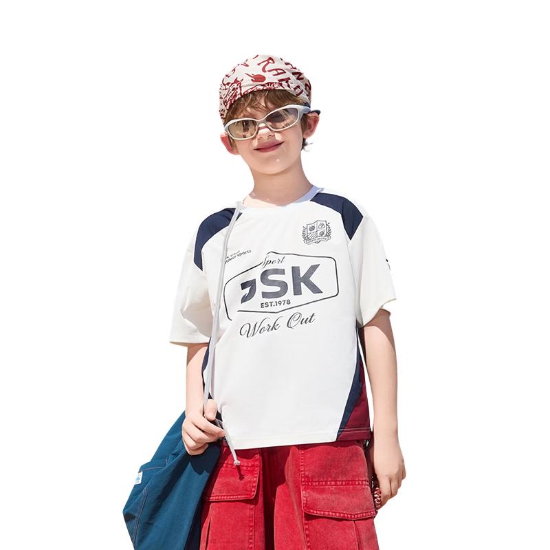 ASK JUNIOR Boys  Racing Style Color Block T-Shirt 120