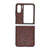 Ostrich Print Phone Case Anti Scratch Dustproof Foldable Phone Protective Cover for Oppo Find N2 Flip