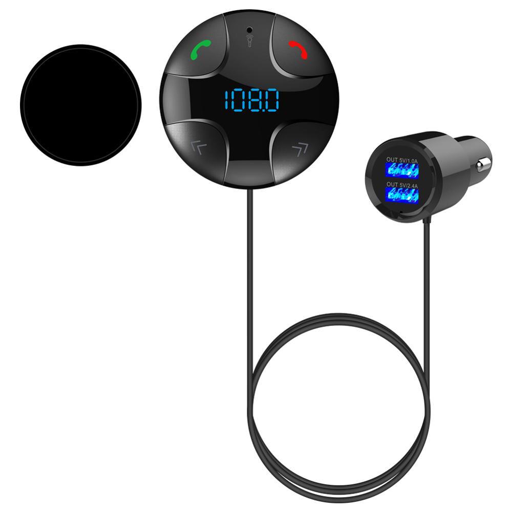 Bluetooth FM Transmitter Wireless Car Receiver AUX Kit MP3 Audio Player Hands Free Speaker Adapter