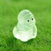 10 / 20pcs Luminous Mini Resin Gorilla Glow In The Dark Compact Miniature Chimpanzee Tiny Monkey Animal Figures Ideal for DO-IT-YOURSELF Fairy Garde