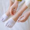 Thin Invisible Summer Non-slip Women Half Palm Socks Sock Slippers Cotton Open Toe Socks
