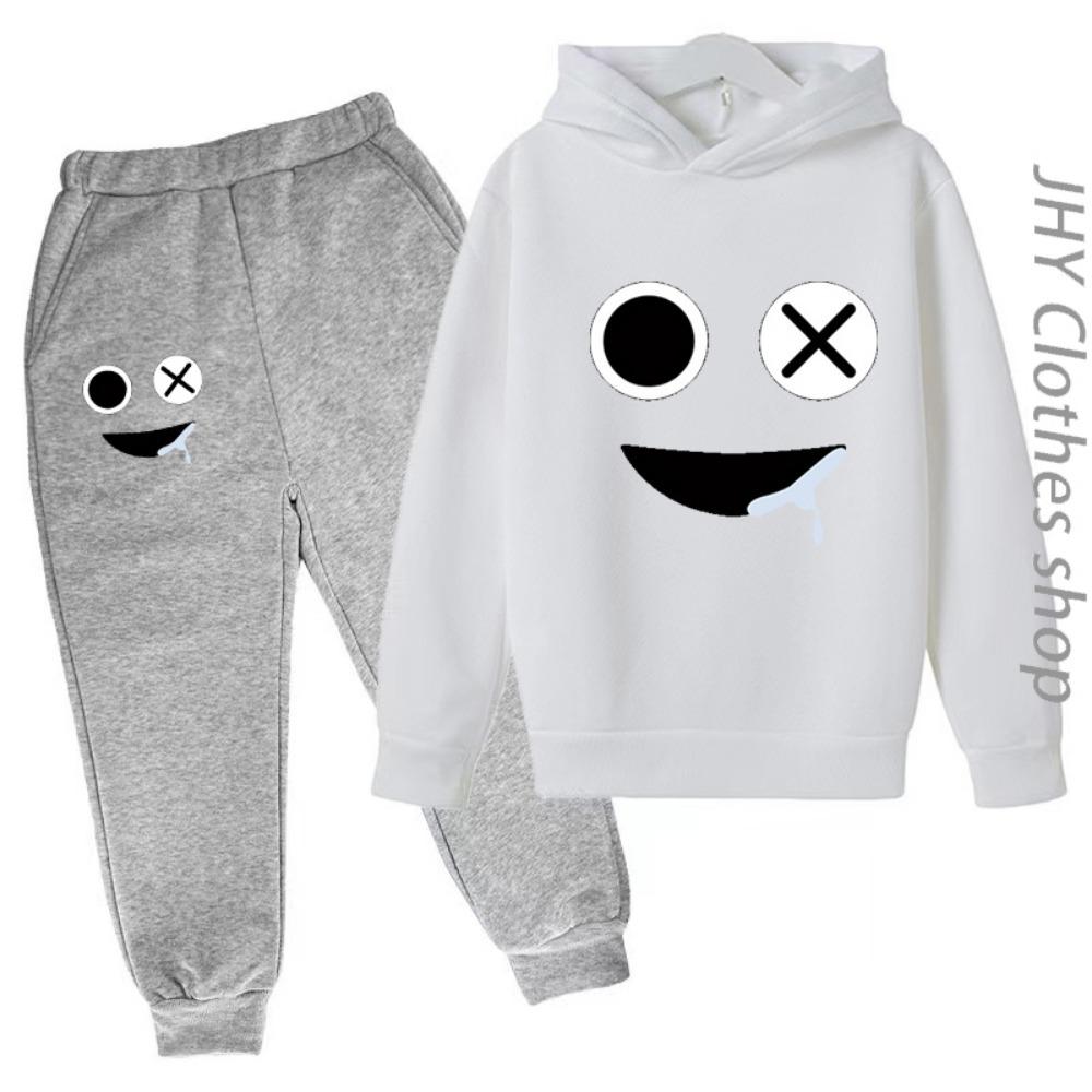 Children Set Boys Girls Kids Clothing Sweatshirt 3-12 Years Toddler Printing Spring Sports Leisure Time Hoodies