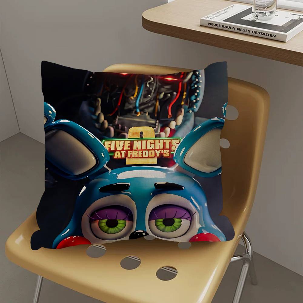 F-Fnaf F-Five-nights-At-Freddys Personalized Pillow Cover Kids Bedroom Wild Party Decor Pillowcase Kid Birthday Shower Gift