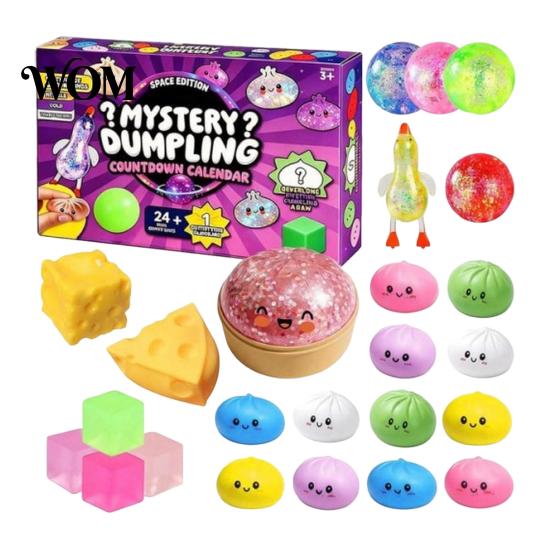 Decompression Sensory Toy 4/8/25Pcs Stress Relief Squeeze Toy, Anxiety Reduction Soft Fidget Stretchy Party Favors for Kids Adults