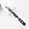 3D Black Suitable for Mercedes Benz AMG W205 C205 C63S Logo V8 BITURBO Badge Car Rear Star Sticker Trunk AMG Badge Accessories QZ7