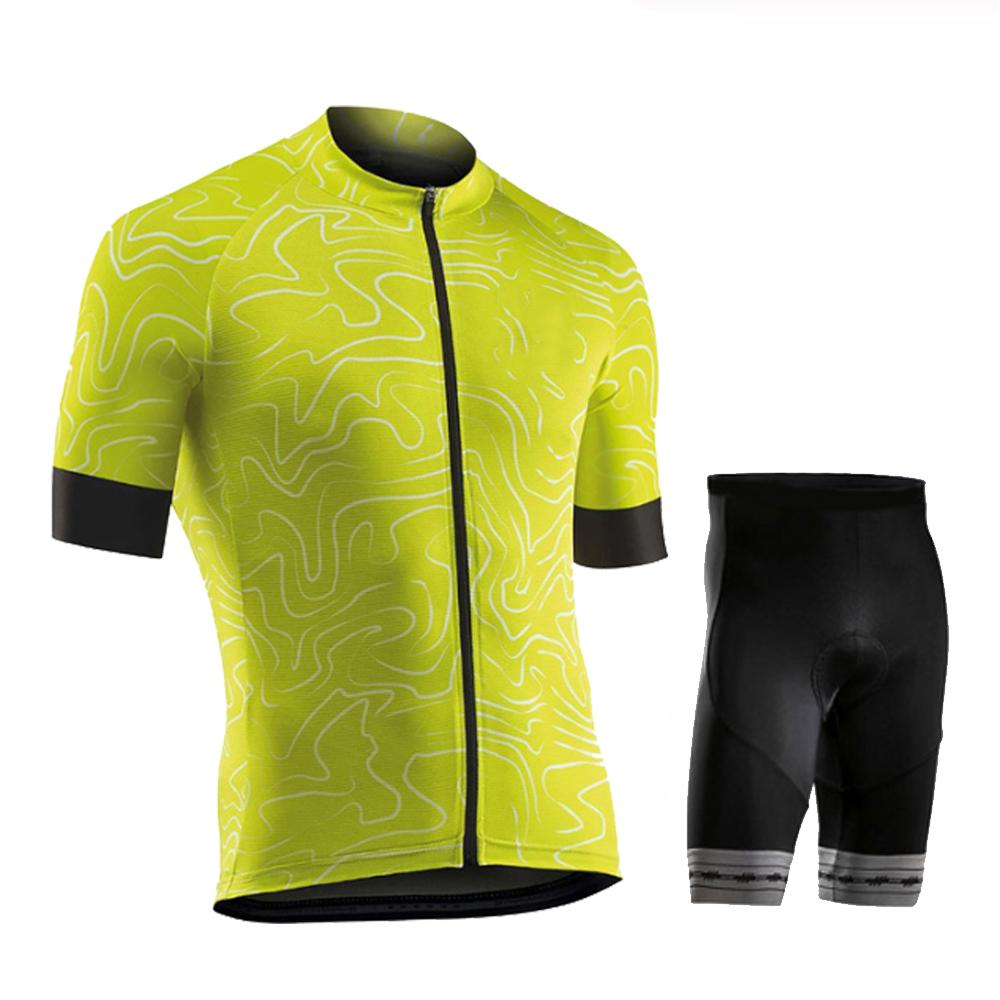 Men Short Sleeve Set Breathable Racing Sport MTB Bicycle Clothes Outdoor Bike Uniform 2026 Summer Breathable Cycling Suit Set