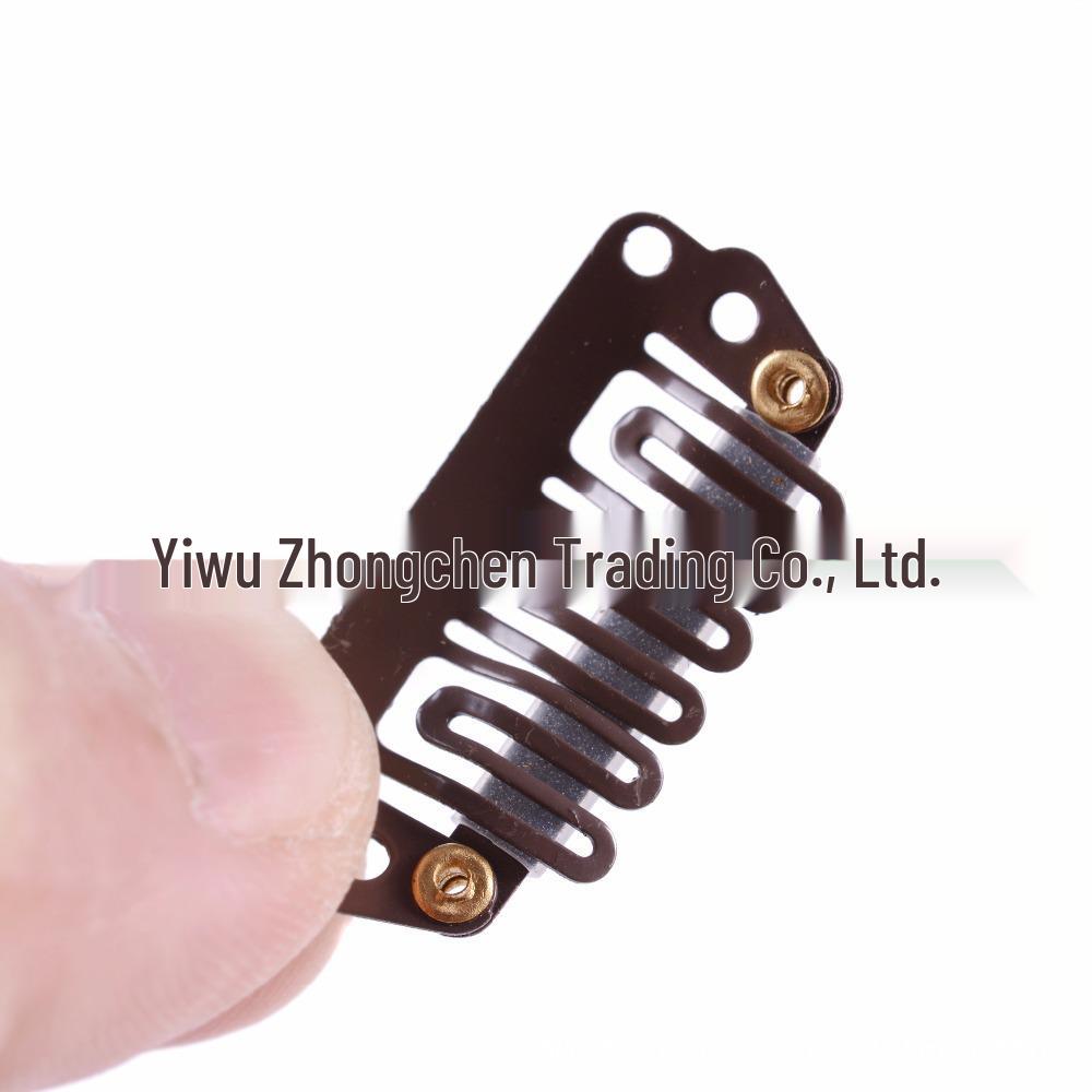 Stainless Steel Invisible BB Wig Clips 2.8cm Six-Tooth Hair Extension Clips