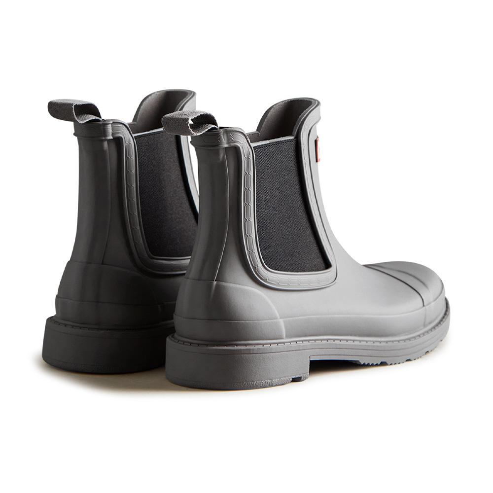 Hunter [Women] Commando Chelsea Rain Boots - Grey Heron Wfs1018Rmagrh