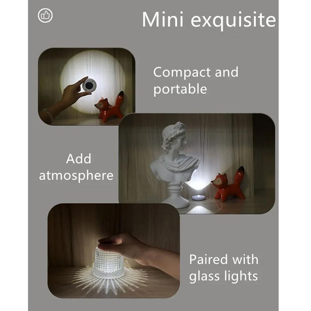 LED Under Cabinet Lamp Remote control Wireless Ultra-Thin Night Light for Kitchen Bedroom Wardrobe USB Rechargeable wall lamp