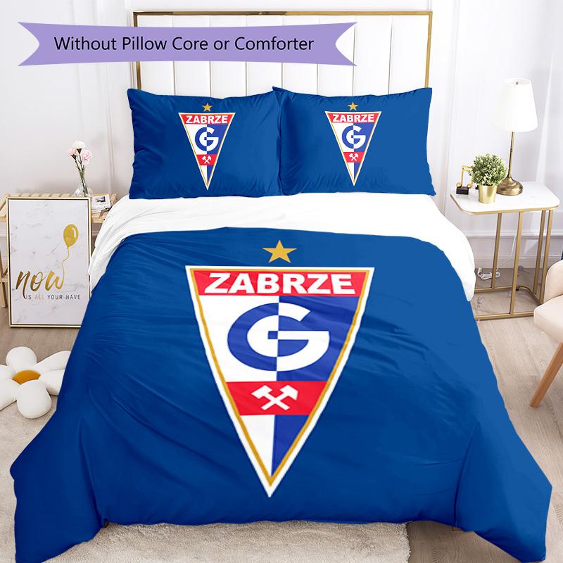 Gornik Zabrze raksta gultasveļa, segas komplekts