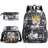 Lionel Messi · Peripheral Printed School Bag Three-Piece Pencil Case Shoulder Bag Backpack