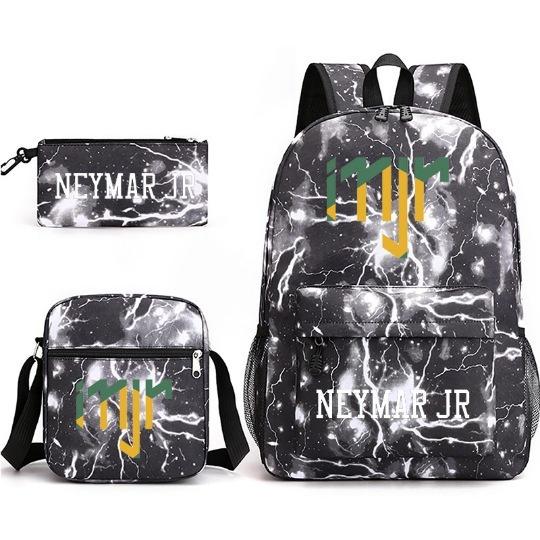 Lionel Messi · Peripheral Printed School Bag Three-Piece Pencil Case Shoulder Bag Backpack