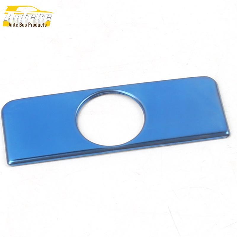 9.5th Gen Accord Headlight Control Decorative Sticker for 16 Models - Stainless Steel Adjustment Button Accent