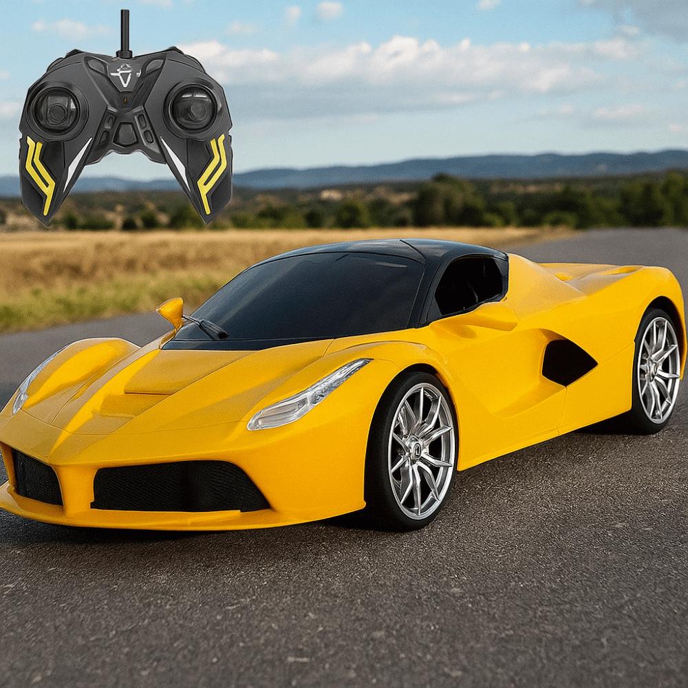 LED Light Drift RC Car Steering Wheel Remote Electric Toy High Speed Car Sports Car