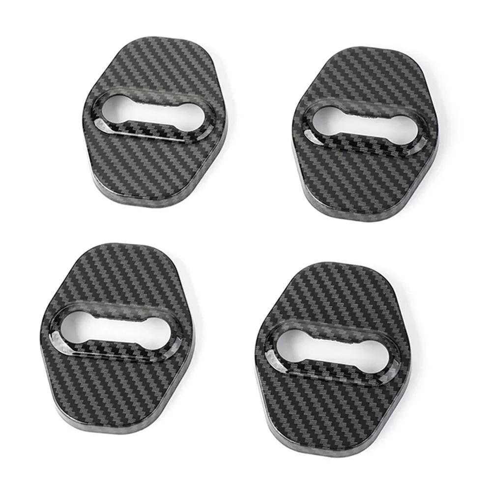 

4Pcs Car Door Lock Buckle Cover Shock Absorber Pad Auto Door Anti-collision Pad for VW Volkswagen ID.3 ID.4 ID3 ID4 CROZZ ID6