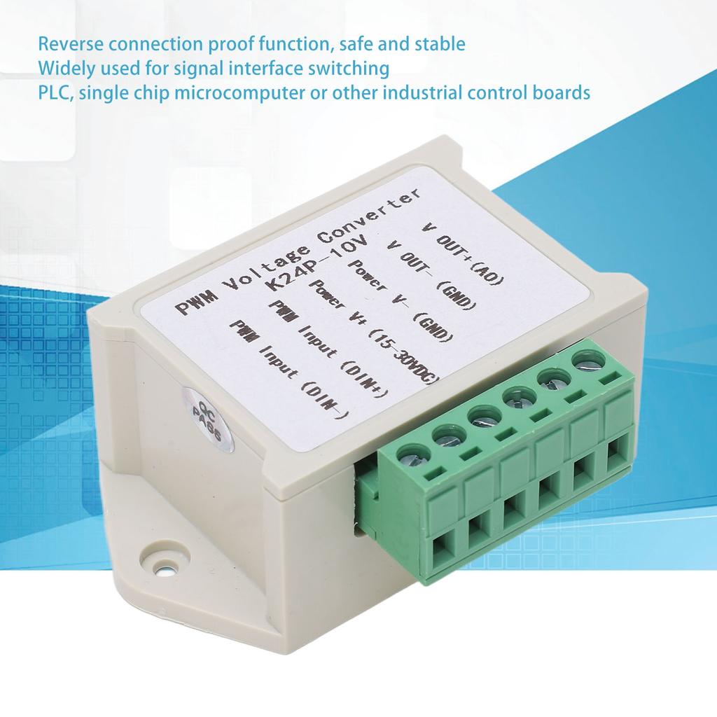 PWM Voltage Converter Analog 0‑100% Signal to Digital 0‑10V Conversion Module with Shell