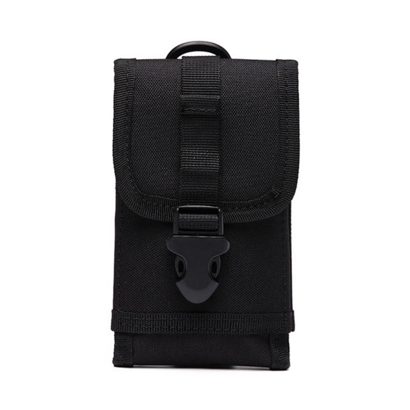 Men Adventure Phone Holder Camouflages Fabric Adjustable Waist Pack Outdoor Exercise Travel Storage Solution