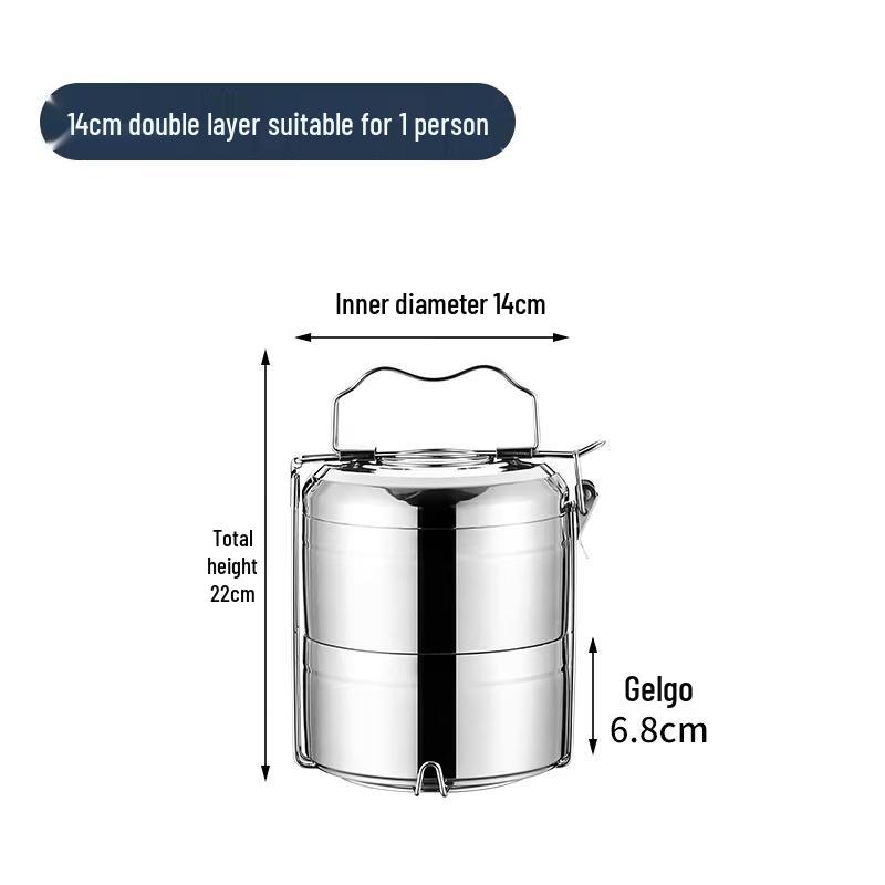 

Shengjia 304 Stainless Steel Insulated Lunch Box