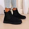 Fashion Flats Suede Women Short Boots 2025 Winter New Trends Comfort Shoes Fashion Classical Ankle Snow Boots Dress Zapatillas De Mujer