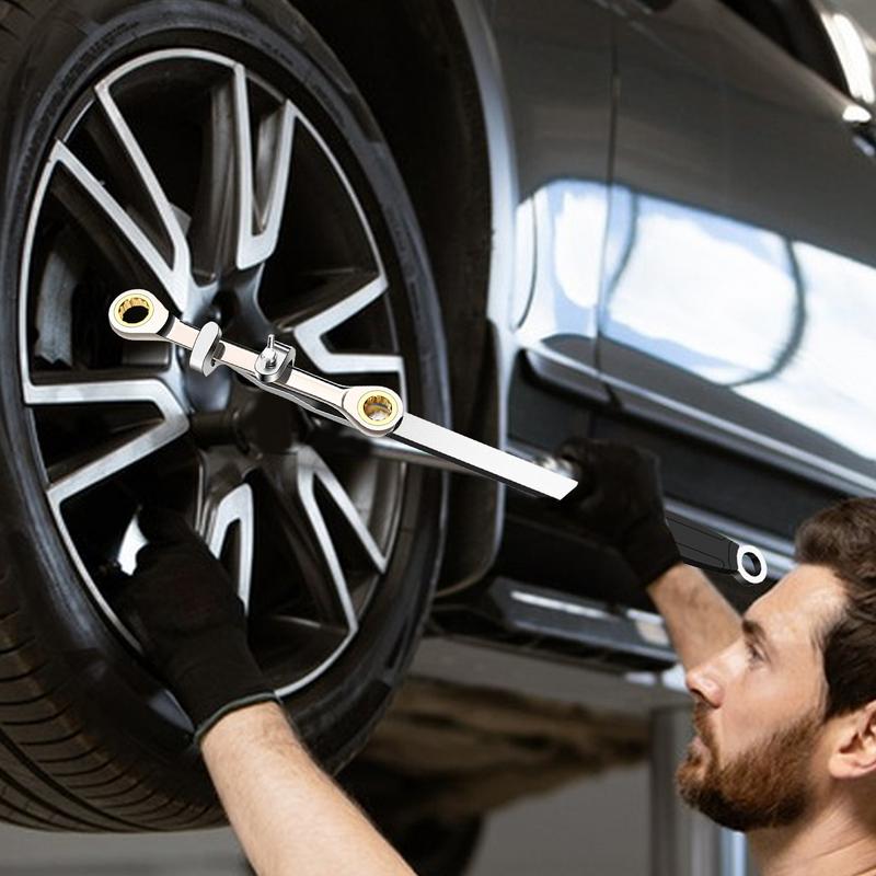 Wrench Extension Bar 15.7 Inch Long Wrench Extension Torque Multiplier Wrench Extender Adaptor for Maximum Leverage Works With