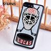 Krajews Ice Hockey Club Pattern Phone Case Cover For iPhone 17 Air 16 15 14 plus 11 12 pro max coque Shell Fundas