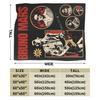 Manta de punto vintage Bruno Mars The Romantic Tour, Manta suave para lanzar, Cama Sofá Personalizada Ligera Colcha