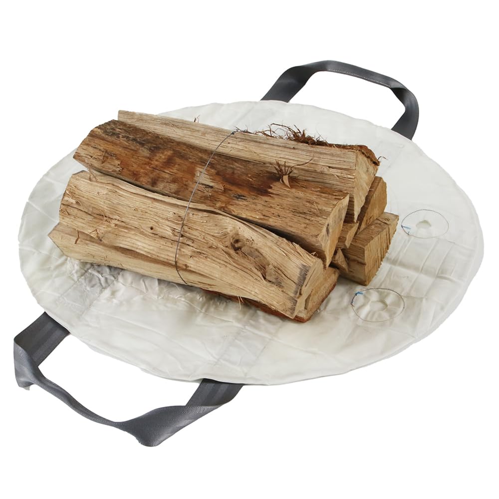 Design Scrapped Car King x Design Air Bag Firewood Bag Ten-Mark Ten-Mark [White] (tent-Mark DESIGNS)