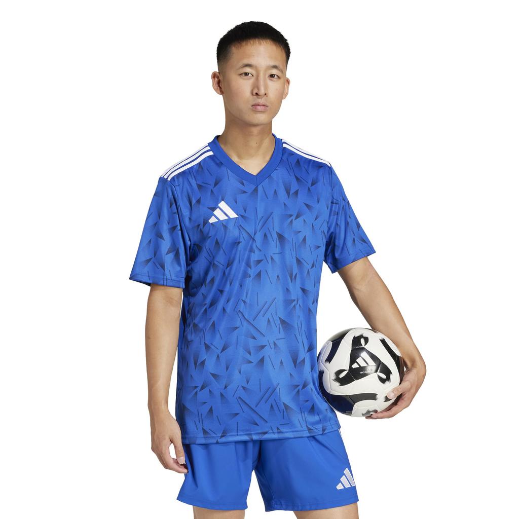 Adidas Soccer Team Icon 25 Team Royal Size 3L Short Sleeve Jersey, Men's KUI20, Blue/White, (JG3550),