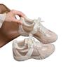 7Cm Inner Height Increase Ballet Training Shoes Women'S Shoes Summer Satin Platform Sports Casual Forrest Gump Shoes