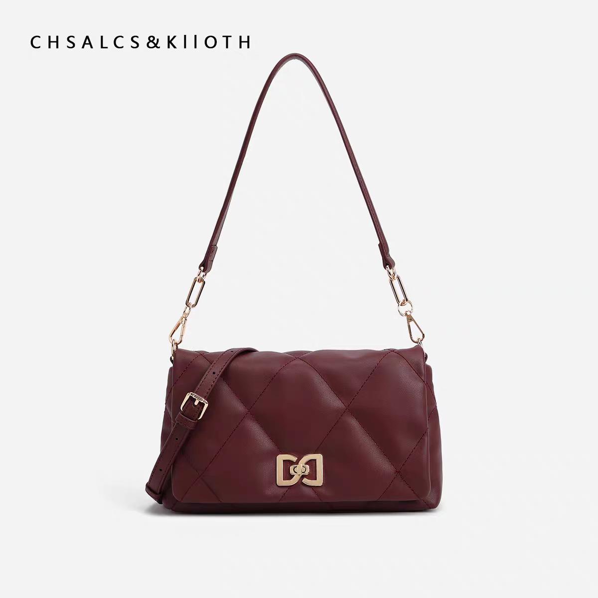 2025 Women s Argyle Chain Crossbody Bag: Simple, Versatile, Light Luxury Shoulder Bag