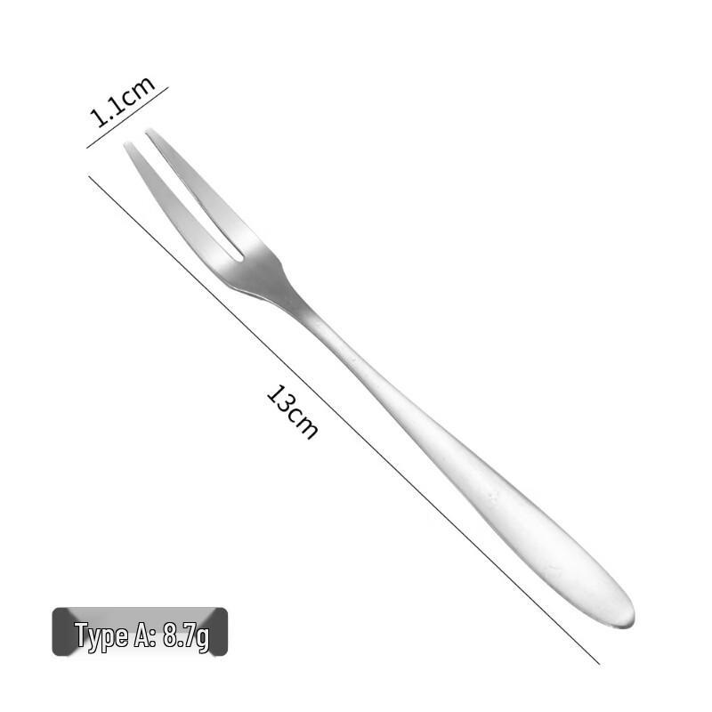 ZISIZ 3-Prong Stainless Steel Dessert Forks