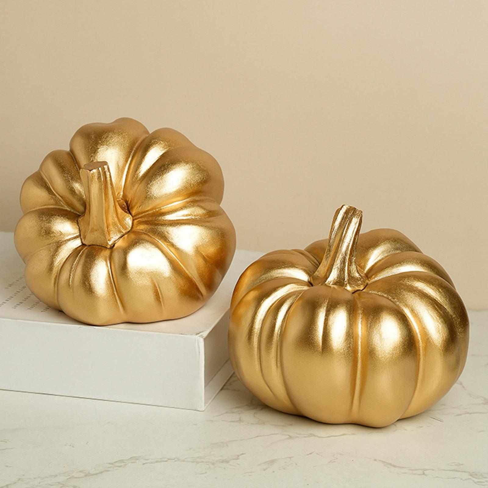 Artificial Pumpkins Autumn Decorations Decorative Pumpkins for Wedding,Thanksgiving,Halloween,Table top Centerpieces