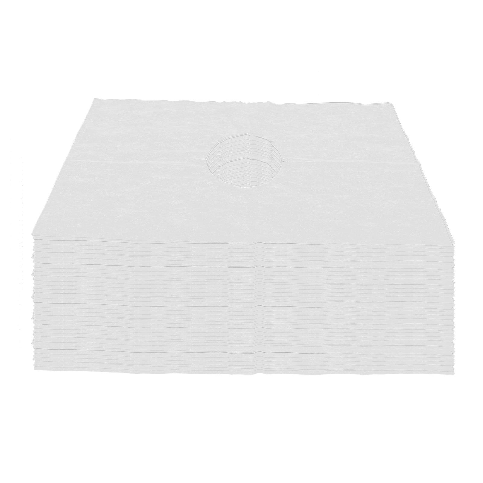 200pcs Round Hole Disposable Face Rest Cover NonWoven Fabric Massage Bed Table Face Covers