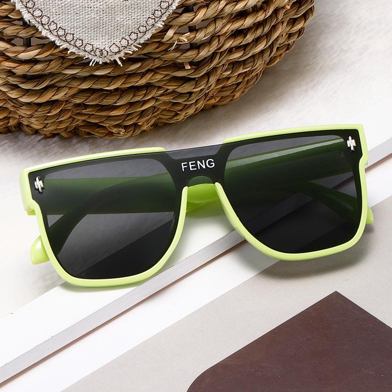Children'S Sunglasses Trendy Boys And Girls Street Photography Large Frame Glasses Personalized Baby Uv Protection Sunglasses