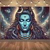 Boho Pan Śiwa Dekoracja Ścienna Mandala Gobelin Galaktyka Dekoracja Czakr Do Medytacji Jogi Przestrzeń Duchowa Hinduistyczny Duchowy Prezent