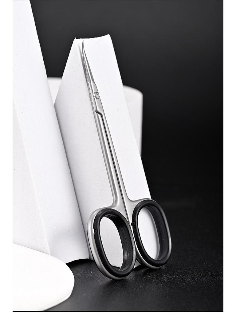 PRO Russian Manicure Precision Dead Skin Clipper: Stainless Steel Easy-Use Curved Eagle Beak Scissors