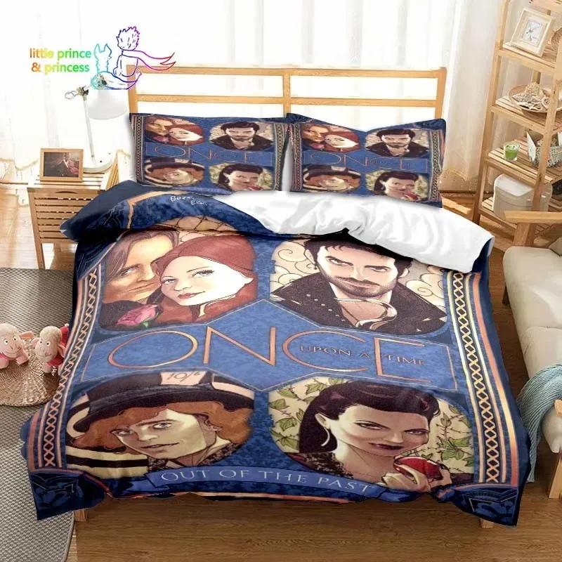 Fantasy Adventure Once Upon A Time Comfortable Duvet Quilt Cover Pillowcase Bedding Set Children Bedroom Decoration Home Textile