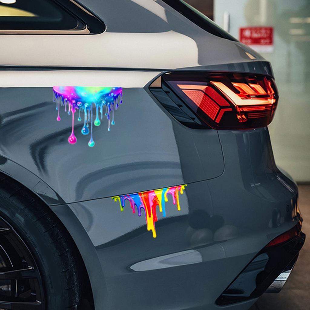 personalizes Fluid Paint Car Sticker Colorful Fluid Auto Sticker excellent for Auto Enthusiasts Seeking Distinctive Style