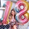 32/40Inch Giant Foil Number Balloons Air Helium Figures Wedding Adult Kids Birthday Party Decoration Supplies 0-9 Digital Globos