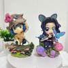 16cm Demon Slayer Anime Figure Show Hand Kochou Shinobu Action Figure Rengoku Kyoujurou Kimetsu No Yaiba Figurine Model Doll Toy
