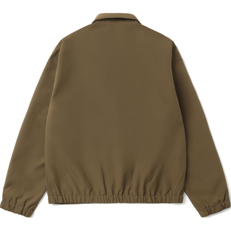 Carhartt WIP Loose Fit Zipper Logo Embroidered Jacket Men Jackets Brown CHXJKA242007N-BWL