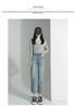 Autumn 2025 Women's High Waist Straight Leg Jeans: Slimming Petite Plus Size Cropped Cigarette Pants
