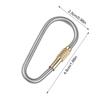Screw Lock Carabiner Clip Titanium Keyring Caribeener Clips Quick Release High Strength Key Rings For Camping Traveling Outdoor