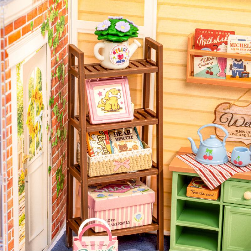 ROBOTIME Rolife 3D Puzzle Sunshine Sip Veranda DIY Miniaturhaus DWS07B