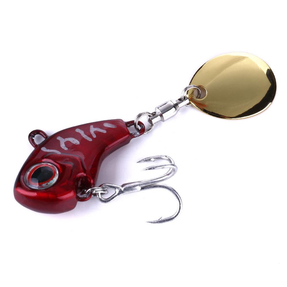 Hengjia Vib Spinner: Rotating Artificial Lure for Sea Bass & Culter