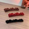 Kids Velvet Braided Side Clip Women Hair Accessories Korean Style Hairpin Teethed Duckbill Clip