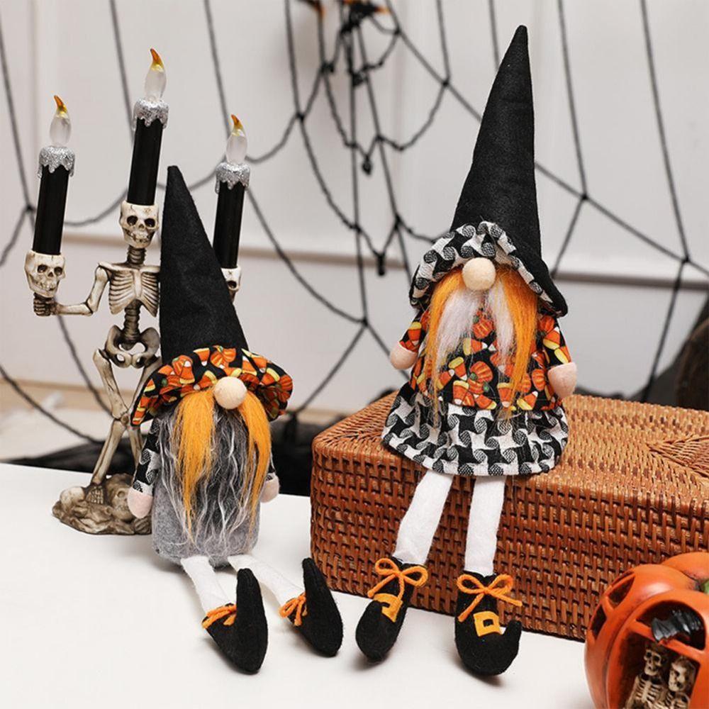 Cartoon Long Legged Gnome Doll Unique Faceless Gnome Ornaments Halloween Decor